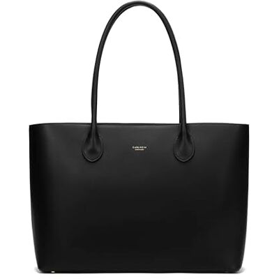 Carlheim , Gotland Sac à main en cuir véritable Olivia Noir, noir, Talla única Carlheim , Gotland Sac à main en cuir véritable Olivia Noir, noir, Talla única
