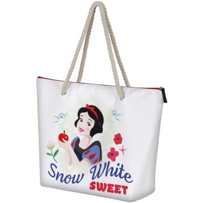 Disney Snow White Sweet-Soleil Sac de plage Blanc 52 x 37 cm, blanc, One Size, Soleil Sac de plage Sweet Disney Snow White Sweet-Soleil Sac de plage Blanc 52 x 37 cm, blanc, One Size, Soleil Sac de plage Sweet