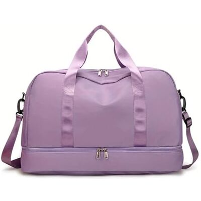 FJOADNVM Sac de sport extensible pour femme, sac à main de sport, sac de fitness, grande capacité, sac de week-end à une épaule, sac de nuit, violet, One Size FJOADNVM Sac de sport extensible pour femme, sac à main de sport, sac de fitness, grande capacité, sac de week-end à une épaule, sac de nuit, violet, One Size