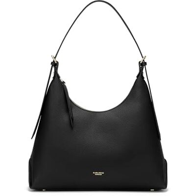 Carlheim , Skagen Véritable Leather Collection, Vera Véritable Leather Handbag (Noir), noir, Talla única Carlheim , Skagen Véritable Leather Collection, Vera Véritable Leather Handbag (Noir), noir, Talla única