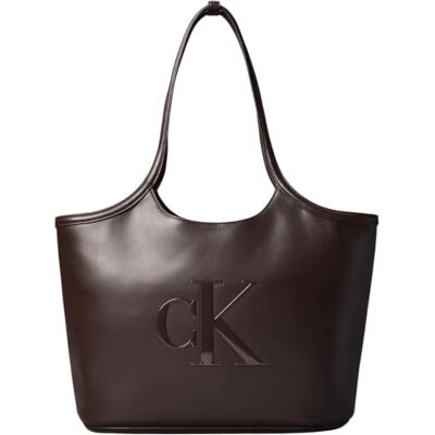 Calvin Sac fourre-tout Bold CK SHOPPERLV04F3562G pour femme, marron (Delicioso), taille unique Calvin Sac fourre-tout Bold CK SHOPPERLV04F3562G pour femme, marron (Delicioso), taille unique