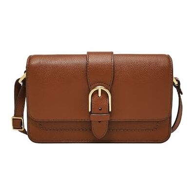 Fossil Sac à mains femme Zoey petit Sac crossbody en cuir noir rouge, l : 19.7 cm, l : 3.8 cm, h : 11.4 cm, ZB1937602 Fossil Sac à mains femme Zoey petit Sac crossbody en cuir noir rouge, l : 19.7 cm, l : 3.8 cm, h : 11.4 cm, ZB1937602