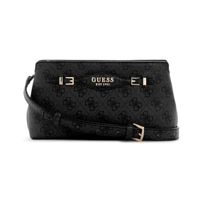 GUESS Katya Crossbody Top Zip Coal Logo GUESS Katya Crossbody Top Zip Coal Logo