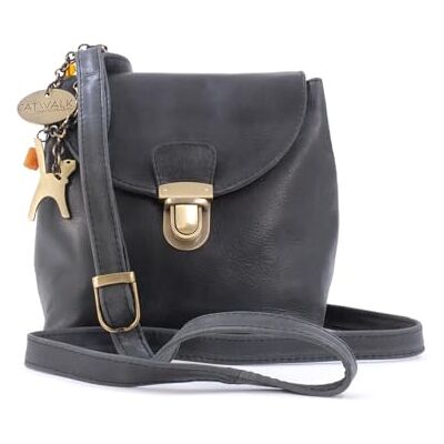 Catwalk Collection Handbags Petit Sac Bandoulière Femme Cuir Sac à Main Porté Croisé Avec Bandoulière Réglable Frankie Catwalk Collection Handbags Petit Sac Bandoulière Femme Cuir Sac à Main Porté Croisé Avec Bandoulière Réglable Frankie