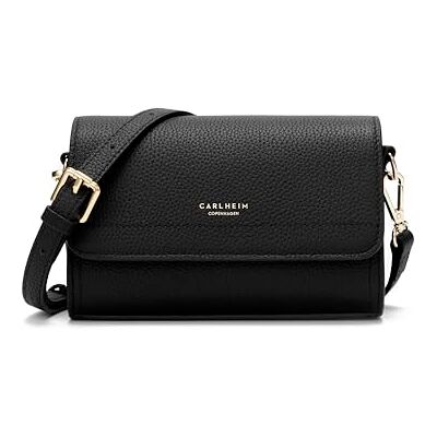 Carlheim , Gotland Véritable Leather Collection, Scarlett Véritable Leather Handbag (Noir), noir, Talla única Carlheim , Gotland Véritable Leather Collection, Scarlett Véritable Leather Handbag (Noir), noir, Talla única