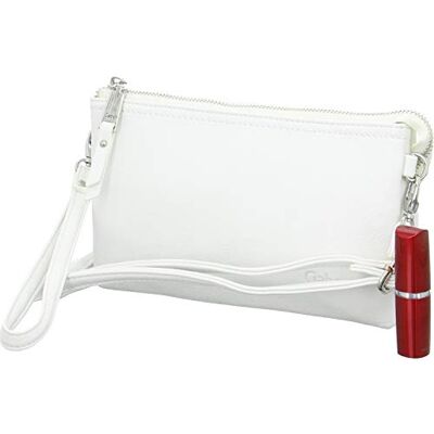 Gabor Femme Emmy Sac de soirée, 4,5x13,5x22,5 cm (B x H x T), Blanc (Weiß), 4,5x13,5x22,5 cm (B x H x T) Gabor Femme Emmy Sac de soirée, 4,5x13,5x22,5 cm (B x H x T), Blanc (Weiß), 4,5x13,5x22,5 cm (B x H x T)