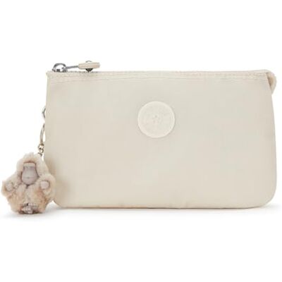 KIPLING KIPLING Kipling CREATIVITY L Grand sac à main, pochettes, étuis, Beige Pearl (Blanc) KIPLING KIPLING Kipling CREATIVITY L Grand sac à main, pochettes, étuis, Beige Pearl (Blanc)