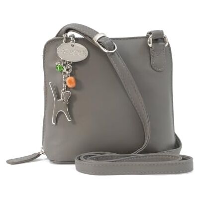 Catwalk Collection Handbags Mini Sac Bandoulière Femme Cuir Petit Sac à Main Porté Croisé Avec Bandoulière Réglable Lena Catwalk Collection Handbags Mini Sac Bandoulière Femme Cuir Petit Sac à Main Porté Croisé Avec Bandoulière Réglable Lena
