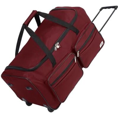 Monzana Grand Sac De Voyage XXL Trolley 160L Poignée télescopique 3 roulettes Cadenas Sac de Sport Couleur au Choix, Rouge, 85L Monzana Grand Sac De Voyage XXL Trolley 160L Poignée télescopique 3 roulettes Cadenas Sac de Sport Couleur au Choix, Rouge, 85L