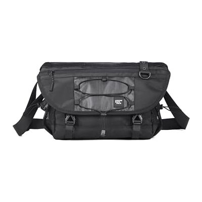 Aoking Sac à bandoulière unisexe polyester. Produit végétalien. Produit Fashion XK3034-5 Noir 29,5 x 19 x 26 cm, Noir , Permanent Aoking Sac à bandoulière unisexe polyester. Produit végétalien. Produit Fashion XK3034-5 Noir 29,5 x 19 x 26 cm, Noir , Permanent