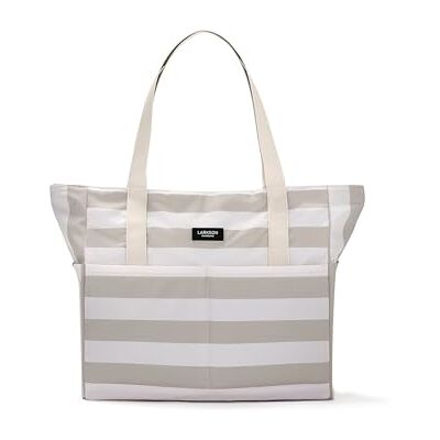 LARKSON Sac de plage pour homme et femme Linn Grand sac de plage pour la plage, la piscine, la piscine Sac fourre-tout XXL avec fermeture éclair Léger LARKSON Sac de plage pour homme et femme Linn Grand sac de plage pour la plage, la piscine, la piscine Sac fourre-tout XXL avec fermeture éclair Léger