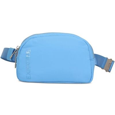 Expatrié Milly Sac banane bouffant en nylon recyclé pour femme avec boucle en métal Petit sac en nylon gonflé Hydrofuge, bleu, One Size, Ceinture porte-monnaie Expatrié Milly Sac banane bouffant en nylon recyclé pour femme avec boucle en métal Petit sac en nylon gonflé Hydrofuge, bleu, One Size, Ceinture porte-monnaie