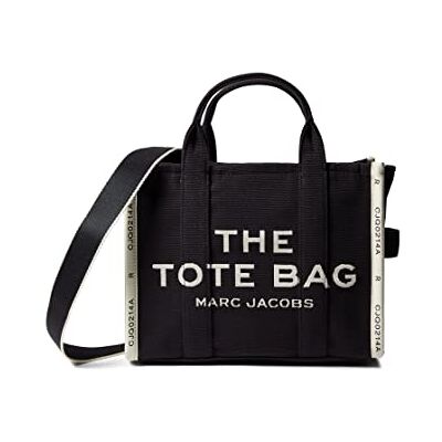 Marc Jacobs Women's The Jacquard Medium Tote Bag, Black, One Size Marc Jacobs Women's The Jacquard Medium Tote Bag, Black, One Size