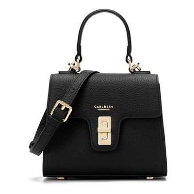 Carlheim , Skagen Sac à main en cuir véritable Chloe Noir, noir, Talla única Carlheim , Skagen Sac à main en cuir véritable Chloe Noir, noir, Talla única
