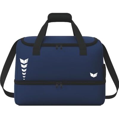 Erima Sac de sport moderne unisexe avec compartiment inférieur (7232622), New Navy, taille M Erima Sac de sport moderne unisexe avec compartiment inférieur (7232622), New Navy, taille M