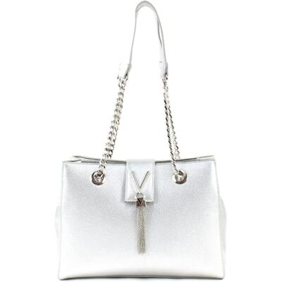 Valentino Mario Femme Divina sac, Argent (Argento), 9.5x23x30 cm (B x H x T) Valentino Mario Femme Divina sac, Argent (Argento), 9.5x23x30 cm (B x H x T)