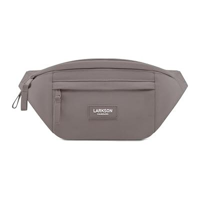 LARKSON Ole Sac banane pour homme et femme, taupe, Taglia Unica, Sac banane Sac à bandoulière pour festival et sport, petit sac banane de voyage, hydrofuge LARKSON Ole Sac banane pour homme et femme, taupe, Taglia Unica, Sac banane Sac à bandoulière pour festival et sport, petit sac banane de voyage, hydrofuge