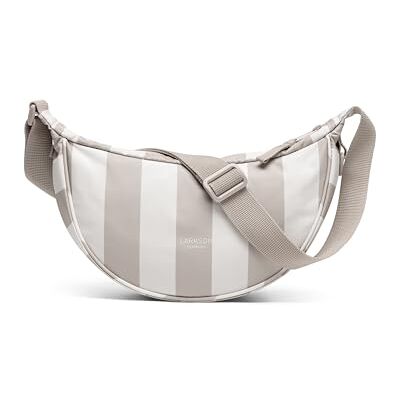 LARKSON Sac Bandoulière Femme Solveig Sac a Main Tendance pour Voyage, Shopping, Quotidiens Sac Banane Tissu Petit Sacoche Demi Lune Imperméable LARKSON Sac Bandoulière Femme Solveig Sac a Main Tendance pour Voyage, Shopping, Quotidiens Sac Banane Tissu Petit Sacoche Demi Lune Imperméable