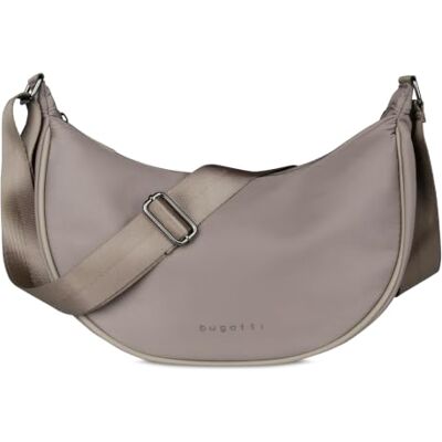 bugatti Mare 1.0 Moonbag crossbody pour femmes, sac bandoulière demi-lune léger en polyester bugatti Mare 1.0 Moonbag crossbody pour femmes, sac bandoulière demi-lune léger en polyester