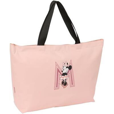 safta MINNIE BLUSH Sac Shopping, Sac pour femme, Big Shopping Bag, confortable et polyvalent, qualité et résistance, 54 x 13 x 34 cm, couleur rose, rose, Estándar, Décontracté safta MINNIE BLUSH Sac Shopping, Sac pour femme, Big Shopping Bag, confortable et polyvalent, qualité et résistance, 54 x 13 x 34 cm, couleur rose, rose, Estándar, Décontracté