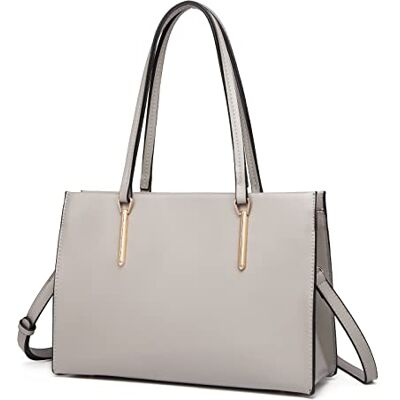 Miss Lulu Sac à main pour femme En cuir synthétique Rétro Sac à bandoulière Pour le travail, le shopping, les vacances Miss Lulu Sac à main pour femme En cuir synthétique Rétro Sac à bandoulière Pour le travail, le shopping, les vacances