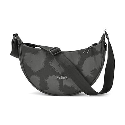 LARKSON Sac Bandoulière Femme Solveig Sac a Main Tendance pour Voyage, Shopping, Quotidiens Sac Banane Tissu Petit Sacoche Demi Lune Imperméable LARKSON Sac Bandoulière Femme Solveig Sac a Main Tendance pour Voyage, Shopping, Quotidiens Sac Banane Tissu Petit Sacoche Demi Lune Imperméable