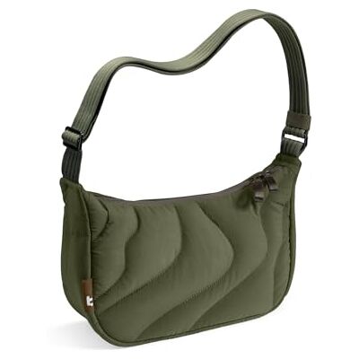 tomtoc sac sling crossbody rembourré 3,5-9L pour femme, sac moon nylon Sac à main tendance avec bandoulière confortable, poches internes pour telephone et accessoires quotidiens tomtoc sac sling crossbody rembourré 3,5-9L pour femme, sac moon nylon Sac à main tendance avec bandoulière confortable, poches internes pour telephone et accessoires quotidiens
