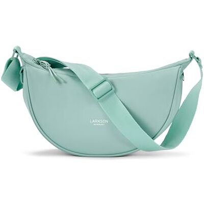 LARKSON Solveig Sac à bandoulière pour femme en forme de demi-lune avec sangle réglable LARKSON Solveig Sac à bandoulière pour femme en forme de demi-lune avec sangle réglable
