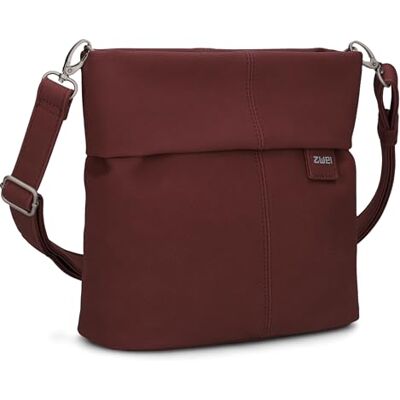 Zwei Mademoiselle.M M8 Sac à bandoulière en cuir synthétique avec compartiment secret et compartiment principal avec fermeture éclair, bandoulière courte et longue amovible Zwei Mademoiselle.M M8 Sac à bandoulière en cuir synthétique avec compartiment secret et compartiment principal avec fermeture éclair, bandoulière courte et longue amovible