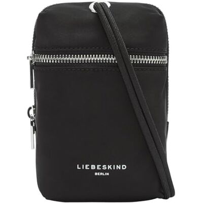 LIEBESKIND Berlin Pochette pour téléphone portable, en nylon, noir, Noir LIEBESKIND Berlin Pochette pour téléphone portable, en nylon, noir, Noir