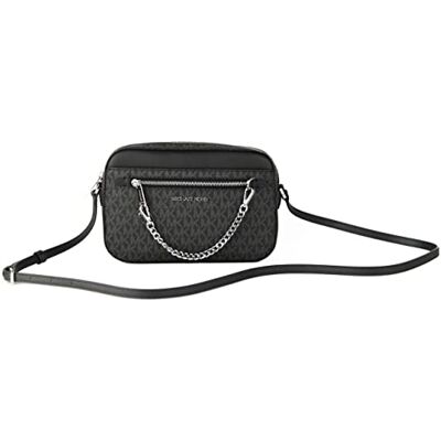 Michael Kors , Mixte Adulte, Blanc (Black Pvc), 35s1sttc9b Sac à bandoulière, Taille Unique, Black Pvc Michael Kors , Mixte Adulte, Blanc (Black Pvc), 35s1sttc9b Sac à bandoulière, Taille Unique, Black Pvc