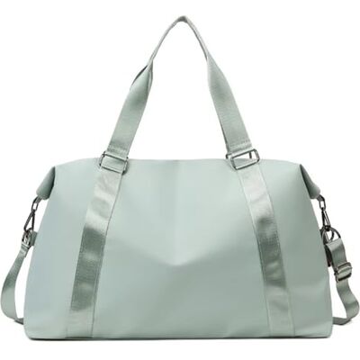 FJOADNVM Sac de sport pour femme Grand sac de voyage multifonction Sac à main en nylon imperméable Poches humides et sèches Sac de gym, Vert Taille L, One Size FJOADNVM Sac de sport pour femme Grand sac de voyage multifonction Sac à main en nylon imperméable Poches humides et sèches Sac de gym, Vert Taille L, One Size
