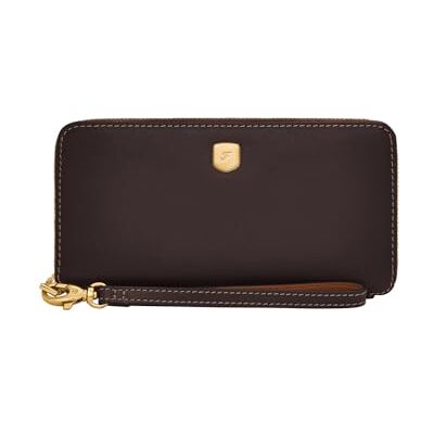 Fossil Pochette Lennox pour femme, marron, marron Fossil Pochette Lennox pour femme, marron, marron