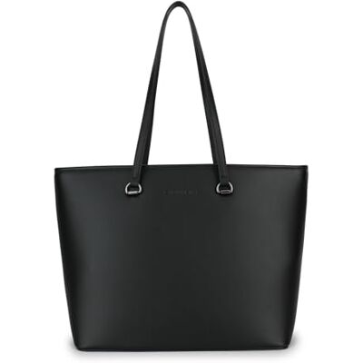 Carlheim Women's Totebags ELLA PREMIUM Genuine Leather, Black Carlheim Women's Totebags ELLA PREMIUM Genuine Leather, Black