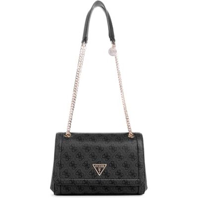 GUESS Borsa tracolla Noelle convertible xbody flap coal logo BS24GU63 BG787921 Piccola GUESS Borsa tracolla Noelle convertible xbody flap coal logo BS24GU63 BG787921 Piccola