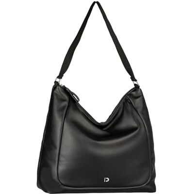 TOM TAILOR Denim TOM TAILOR Maye Hobo Sac Noir, Noir, L TOM TAILOR Denim TOM TAILOR Maye Hobo Sac Noir, Noir, L