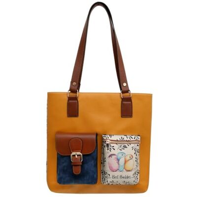 DOGO Femme Sac de Multi-poches Best Buddies Multi-Poches, Multicolore, multicolore DOGO Femme Sac de Multi-poches Best Buddies Multi-Poches, Multicolore, multicolore