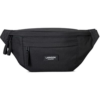 LARKSON Ole Sac banane imperméable pour homme et femme Idéal pour les festivals, les voyages et les sports, Noir , Talla única, Sac banane LARKSON Ole Sac banane imperméable pour homme et femme Idéal pour les festivals, les voyages et les sports, Noir , Talla única, Sac banane