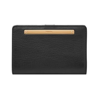 Fossil Portefeuille multifonction Liza, Noir Fossil Portefeuille multifonction Liza, Noir