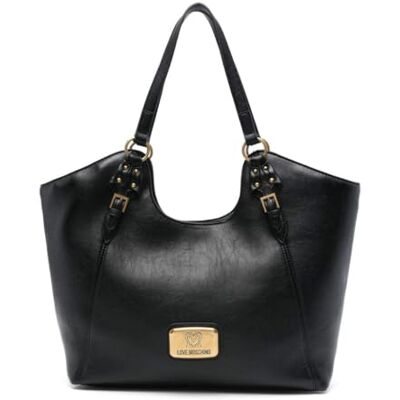 Love Moschino , SAC À Épaule Femme, Noir, Taille Unique, Noir, Taglia unica Love Moschino , SAC À Épaule Femme, Noir, Taille Unique, Noir, Taglia unica