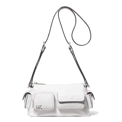 Michael Kors Sm Conv Pckt Xbody, sac pour femme, Optic White, S Michael Kors Sm Conv Pckt Xbody, sac pour femme, Optic White, S