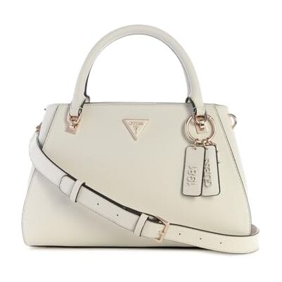 GUESS Femme Noelle Luxury Satchel Sac à Main, Taille Unique, Os, Taille unique GUESS Femme Noelle Luxury Satchel Sac à Main, Taille Unique, Os, Taille unique