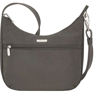 Travelon Sac besace unisexe antivol Essentials East/West Hobo (1 pièce) Travelon Sac besace unisexe antivol Essentials East/West Hobo (1 pièce)