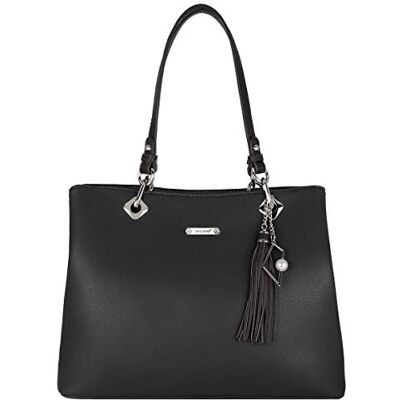 David Jones Sac à Main Porté Epaule Femme Cabas Fourre-Tout Cuir PU Souple Grande Capacité Tote Shopper Bag Large Sac Shopping Anses Longues Plusieurs Compartiments Poches Mode David Jones Sac à Main Porté Epaule Femme Cabas Fourre-Tout Cuir PU Souple Grande Capacité Tote Shopper Bag Large Sac Shopping Anses Longues Plusieurs Compartiments Poches Mode