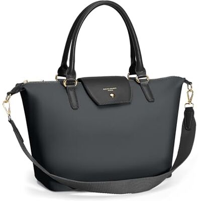 David Jones Sac à Main Cabas Nylon Femme Fourre-Tout Sac Shopping Souple Grande Capacité Shopper Tote Porté Epaule Bandoulière Elégant Travail Ville Voyage Mode Original Tendance David Jones Sac à Main Cabas Nylon Femme Fourre-Tout Sac Shopping Souple Grande Capacité Shopper Tote Porté Epaule Bandoulière Elégant Travail Ville Voyage Mode Original Tendance
