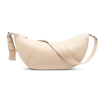 Expatrié Sac à bandoulière pour femme Alba Élégant sac à bandoulière croissant en cuir végétalien Hydrofuge Expatrié Sac à bandoulière pour femme Alba Élégant sac à bandoulière croissant en cuir végétalien Hydrofuge