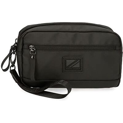 Pepe Jeans Hoxton Sac à Main Noir 24,5 x 15 x 6 cm Polyester et PU, Multicolore, Talla única, Sac à main Pepe Jeans Hoxton Sac à Main Noir 24,5 x 15 x 6 cm Polyester et PU, Multicolore, Talla única, Sac à main