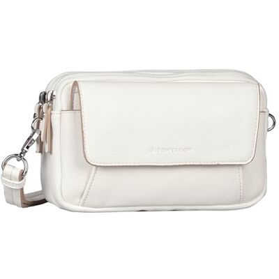 TOM TAILOR Sac à bandoulière Tilly pour femme, blanc, Blanc. TOM TAILOR Sac à bandoulière Tilly pour femme, blanc, Blanc.