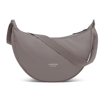 LARKSON Sac Bandoulière Femme Solveig Sac a Main Tendance pour Voyage, Shopping, Quotidiens Sac Banane Tissu Petit Sacoche Demi Lune Imperméable LARKSON Sac Bandoulière Femme Solveig Sac a Main Tendance pour Voyage, Shopping, Quotidiens Sac Banane Tissu Petit Sacoche Demi Lune Imperméable