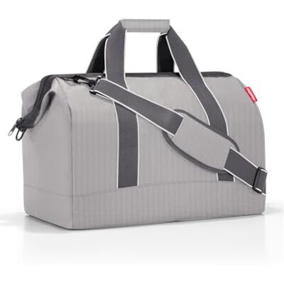reisenthel Allrounder M Sac Type Sacoche Docteur, Grande Ouverture à arceaux, Fermeture zippée, 6 Compartiments intérieurs, 2 poignées, Herringbone Grey, L reisenthel Allrounder M Sac Type Sacoche Docteur, Grande Ouverture à arceaux, Fermeture zippée, 6 Compartiments intérieurs, 2 poignées, Herringbone Grey, L